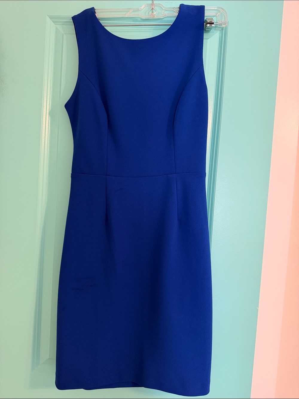 Betsey Johnson Royal Blue Midi Sheath Dress